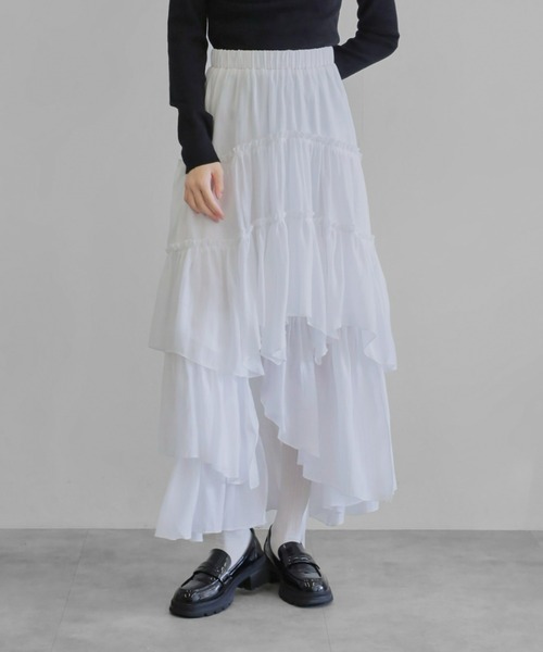 aaa Olu. ランダムギャザースカート Olu. スカート ランダムギャザースカート : ZOZOTOWN Yahoo!店