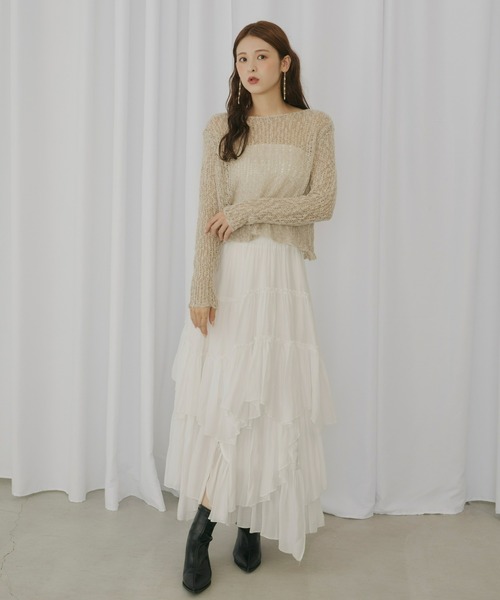 Olu.（オルドット） スカート ランダムギャザースカート : ZOZOTOWN