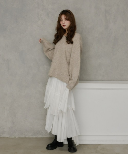 Olu.（オルドット） スカート ランダムギャザースカート : ZOZOTOWN