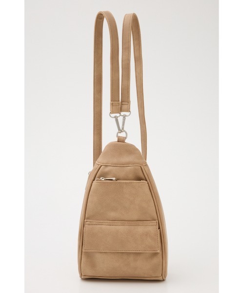 GERUGA ボディバック　ベージュ LAGUA GEM（ラグアジェム） ウエストポーチ ウエストバッグ ZIP FAUX