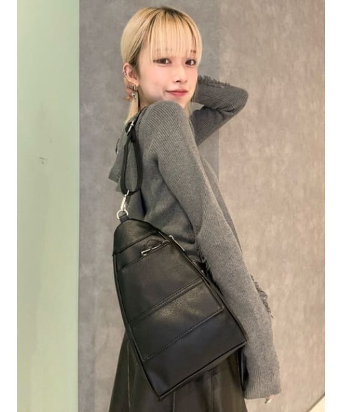 LAGUA GEM（ラグアジェム） ウエストポーチ ウエストバッグ ZIP FAUX