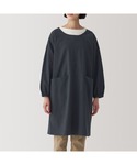 エプロン 着脱しやすい 割烹着 フリーサイズの詳細画像1