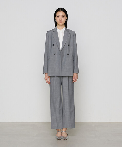 COMME CA（コムサ） パンツ 「セットアップ対応」2WAYストレッチトロ