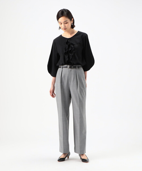 コムサ（COMME CA）/【セットアップ対応】2WAYストレッチトロ ワイドパンツ COMME CA（コムサ） パンツ 「セットアップ対応」2WAYストレッチトロ