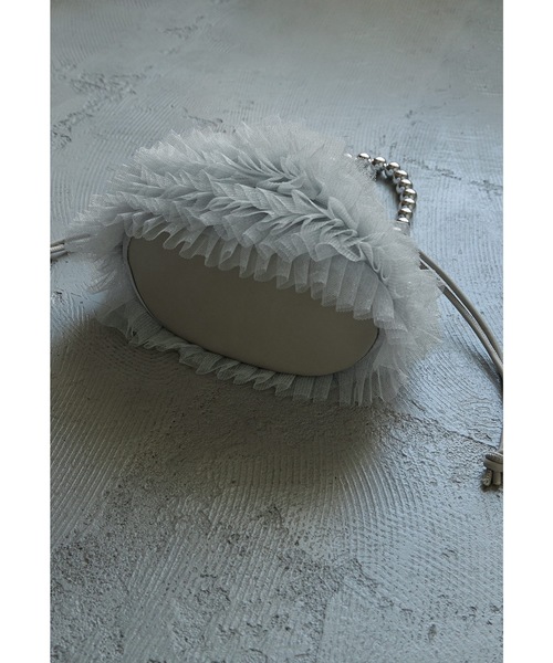 niana（ニアナ） クラッチバッグ パーティーバッグ ラメチュール巾着