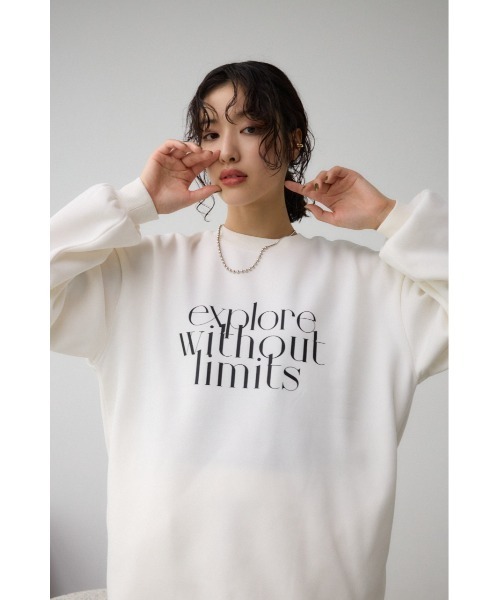 AZUL BY MOUSSY（アズールバイマウジー） トレーナー スウェット ロゴ