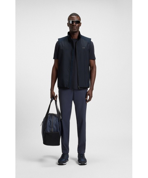 BOSS（HUGO BOSS） ベスト ジレ はっ水ゴルフベスト デコラティブ