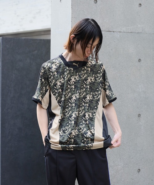 豪華 PUMA SHIRT FOOTBALL /サイ PUMA/プーマ×SCYE tシャツ ウェア