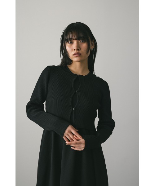 2ピースアメスリフォルムワンピース BLK STYLEMIXER 2ピースアメスリフォルムワンピース BLK