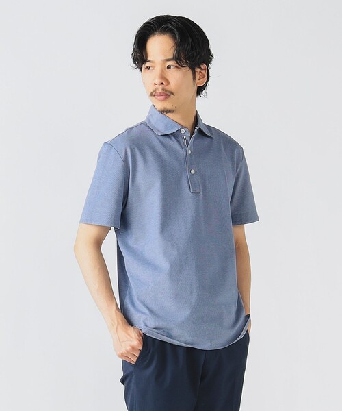 ポロシャツ BEAMS HEART ポロシャツ 「吸水速乾」COOLMAX(R) 鹿の子 ワイド