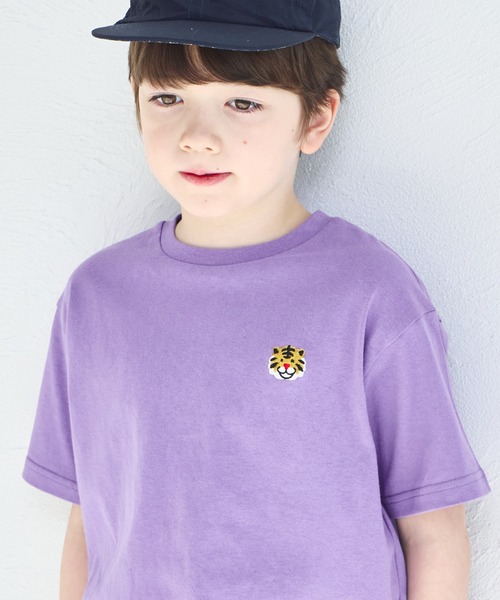 tシャツ 「綿100%」ワンポイントオリジナル刺繍 半袖Tシャツ キッズ 子供服 男の子 女の子 | pairmanon | 06