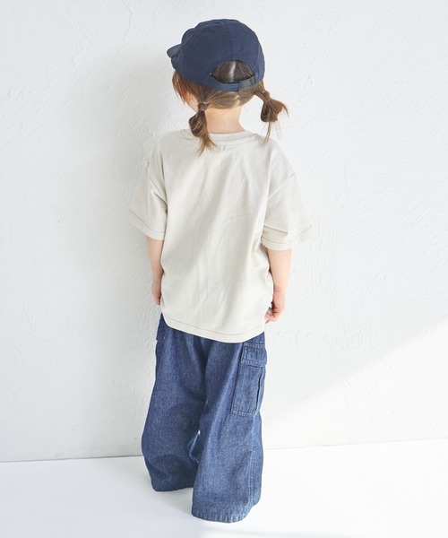 tシャツ 「綿100%」ワンポイントオリジナル刺繍 半袖Tシャツ キッズ 子供服 男の子 女の子 | pairmanon | 22