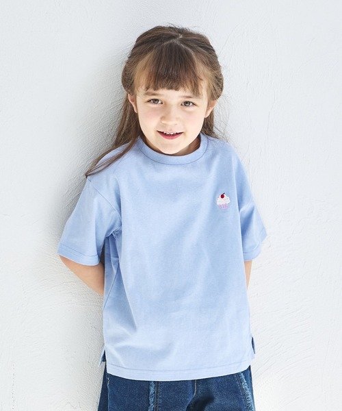 tシャツ 「綿100%」ワンポイントオリジナル刺繍 半袖Tシャツ キッズ 子供服 男の子 女の子 | pairmanon | 26
