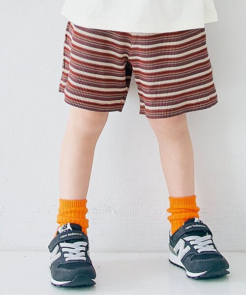 未使用　PUNYUS ミッキー　ワッフル　ハーフパンツ PUNYUS - ミッキーワッフルパンツ ディズニーPUNYUSコラボの通販