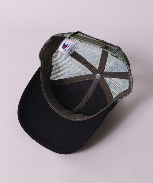 キャップ 帽子 (LF)「Champion」「キッズ」コットン ツイル ＆ デニム ブランドロゴ 刺繍 メッシュキャップ キッズ 子供 男の子 女の子 | Champion | 11