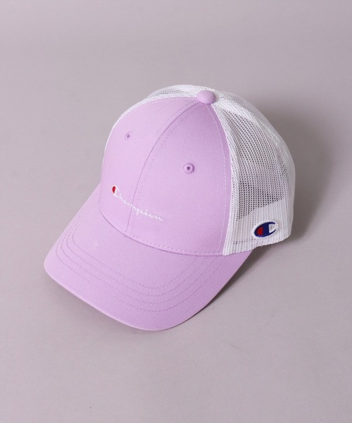 キャップ 帽子 (LF)「Champion」「キッズ」コットン ツイル ＆ デニム ブランドロゴ 刺繍 メッシュキャップ キッズ 子供 男の子 女の子 | Champion | 16
