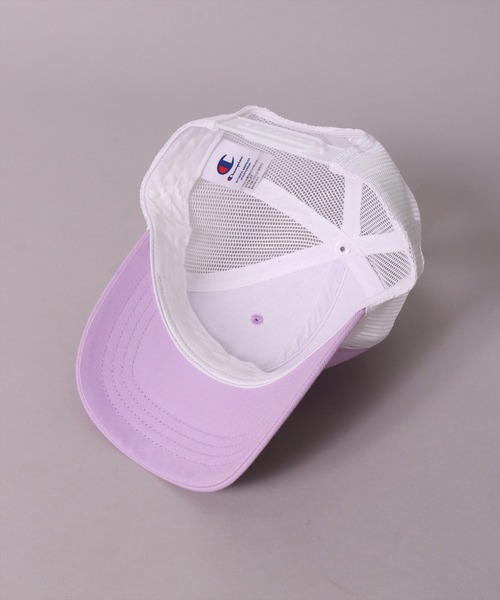 キャップ 帽子 (LF)「Champion」「キッズ」コットン ツイル ＆ デニム ブランドロゴ 刺繍 メッシュキャップ キッズ 子供 男の子 女の子 | Champion | 17