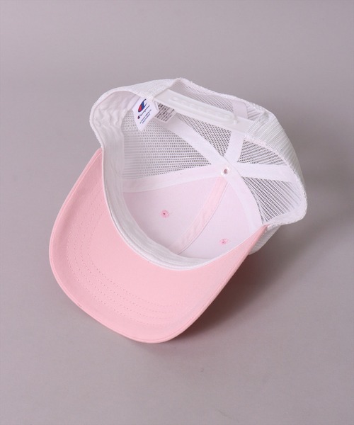 キャップ 帽子 (LF)「Champion」「キッズ」コットン ツイル ＆ デニム ブランドロゴ 刺繍 メッシュキャップ キッズ 子供 男の子 女の子 | Champion | 19