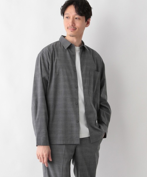 【最安値挑戦】 GLOBAL WORK メンズ アーバンシャツAIR/長袖/287584 シャツ トップス