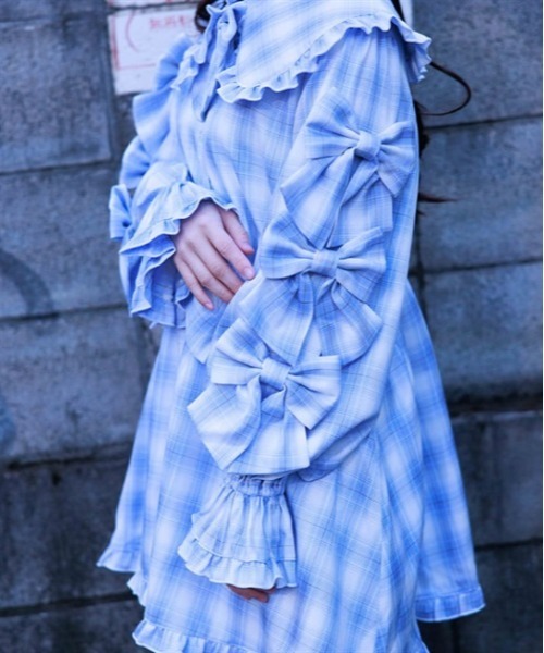 axes femme POETIQUE ワンピース メニーメニーリボンワンピース