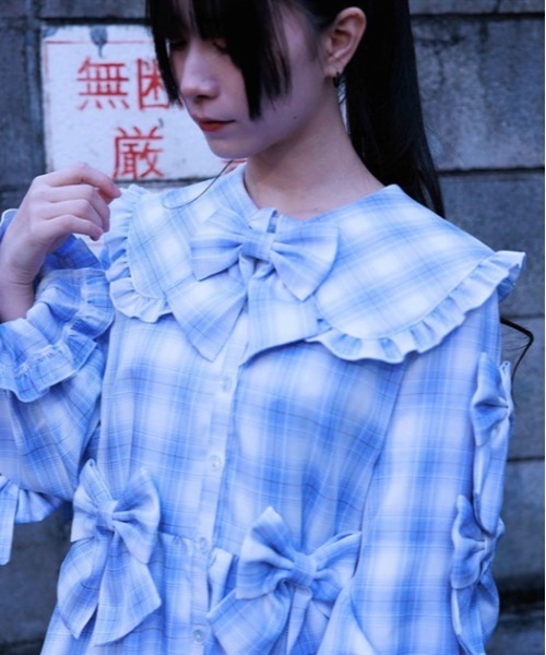axes femme POETIQUE ワンピース メニーメニーリボンワンピース