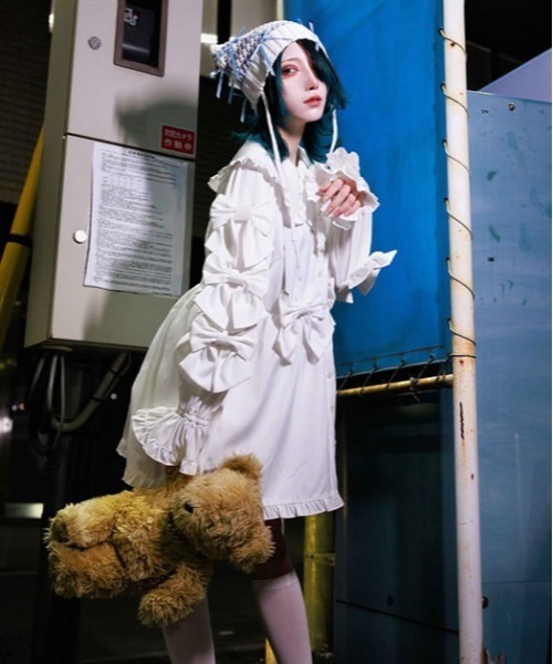 axes femme POETIQUE ワンピース メニーメニーリボンワンピース