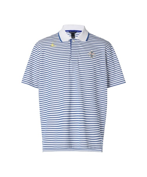 ZOY（ゾーイ） ポロシャツ 半袖 MENS 先染めボーダー 半袖ポロシャツ