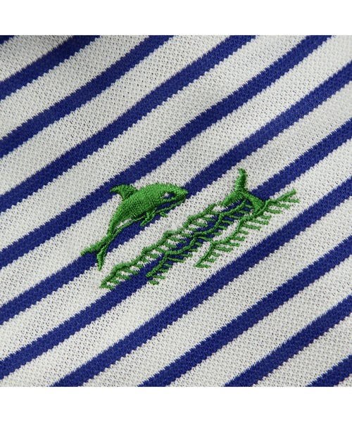 ZOY（ゾーイ） ポロシャツ 半袖 MENS 先染めボーダー 半袖ポロシャツ