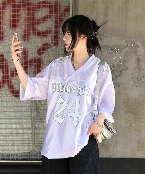 WESTSEA（ウエストシー） tシャツ ナンバリング ゲームシャツ 半袖