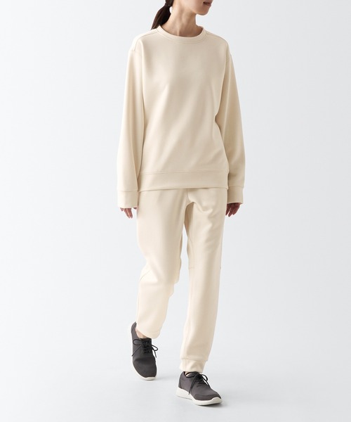 [ Muji Ryohin ] трикотажный джемпер с длинным рукавом X-SMALL слоновая кость женский 