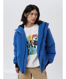 「GAP」 ダウンジャケット X-SMALL ブルー メンズの画像8