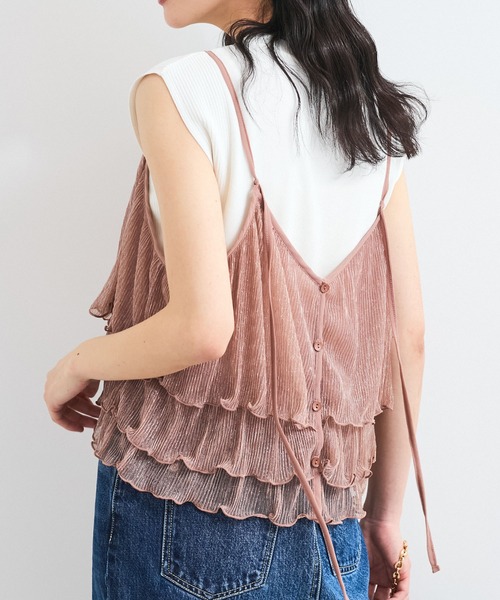 IRENE アイレネ タンクトップ ビスチェ シルバー 26S82006-13-13-pc1-m.jpg