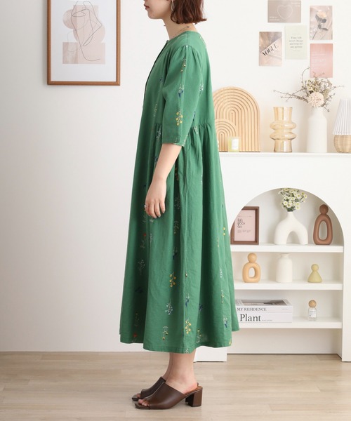 MOTO ワンピース ワンピース 小花刺繍 : ZOZOTOWN Yahoo!店 - 通販