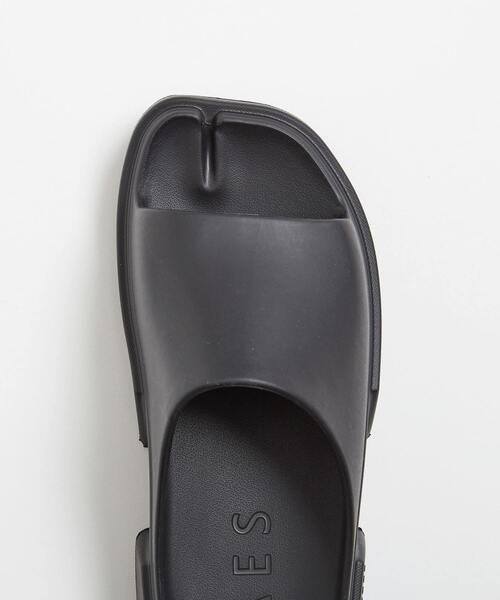 PAES サンダル　ブラック PAES 2025春夏新作 ペイズ Slide Sandal 厚底サンダル
