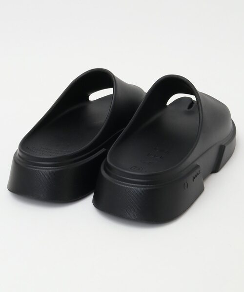 PAES ブラック スライドサンダル PAES ペイズ Paes スライド Slide リカバリー 厚底 サンダル