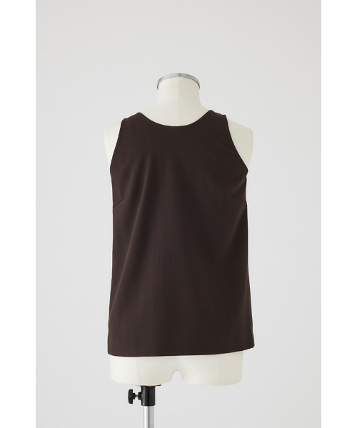 RIM.ARK タンクトップ ノースリーブ Scoop 2way neckline tank