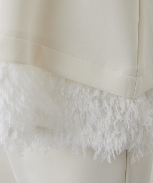 「THE PAUSE」 長袖カットソー FREE オフホワイト レディース_画像8