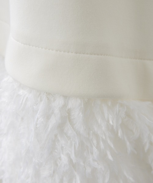 「THE PAUSE」 長袖カットソー FREE オフホワイト レディース_画像9