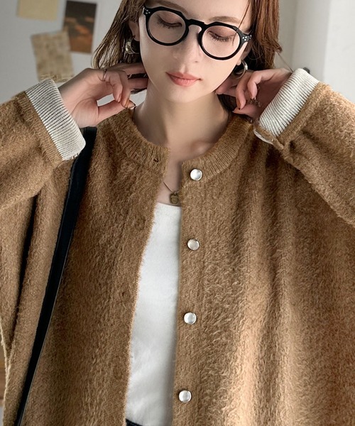 classicalelf（クラシカルエルフ） カーディガン 絶妙な配色がお洒落心