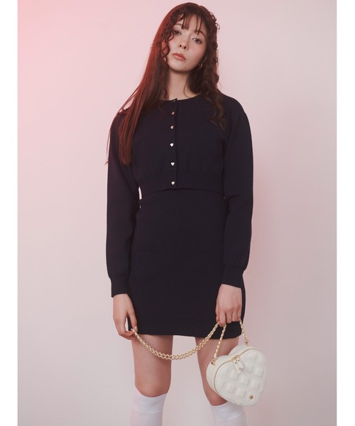 SNIDEL ワンピース 「WEB限定/Heart collection」アンサンブル
