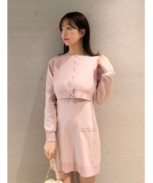 SNIDEL ワンピース 「WEB限定/Heart collection」アンサンブル