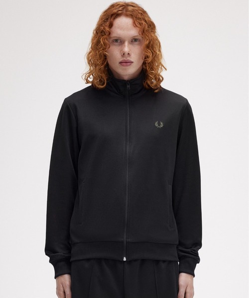 FRED PERRY ブラック ジップアップジャケット Fred Perry zip-up Bomber Jacket | Black | FARFETCH