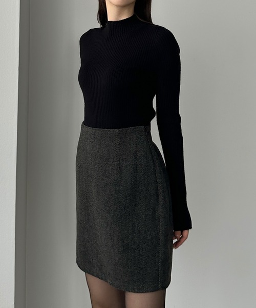 Louere（ルエレ） セットアップ ヘリンボーンテーラードジャケット＋