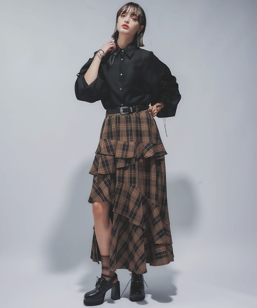 HARE 【LADIES】 2WAYオフショルダーシャツ HARE（ハレ）の「2WAYオフショルダーシャツ(HARE)（シャツ