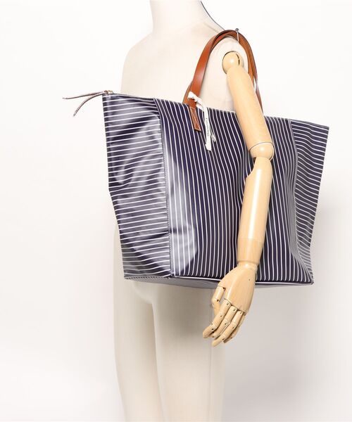 Curensology（カレンソロジー） トートバッグ /CSG」ストライプ