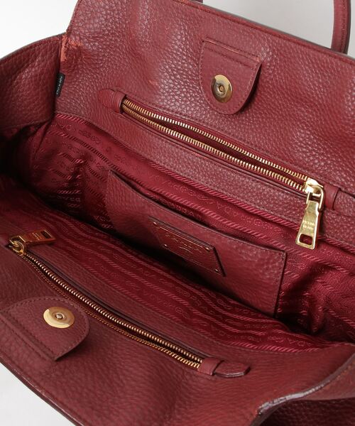 PRADA 「PRADA」 トートバッグ - レッド レディース : ZOZOTOWN