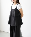セットアップ 夏 ティアードキャミソールワイド...の詳細画像4