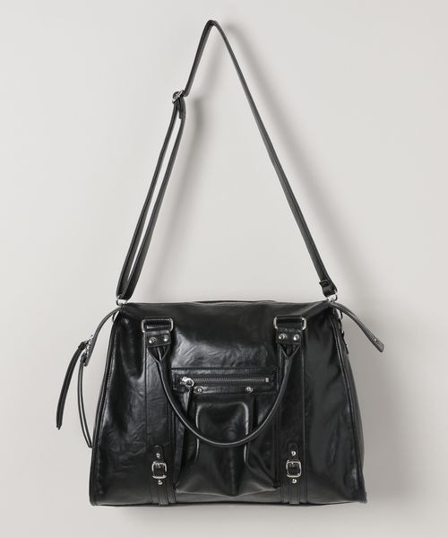 jeanasisワンショルダーバッグ/ブラック/未使用品 JEANASIS - JEANASIS 4ポケットワンショルダーBAGの通販 by n