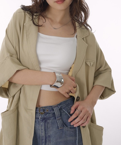 MUHET（ミュエータ） ジャケット テーラードジャケット loose half