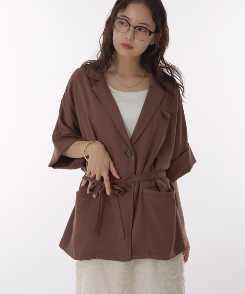 MUHET（ミュエータ） ジャケット テーラードジャケット loose half
